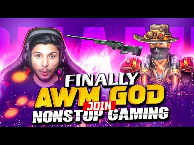 Finally Awm God Join  Nonstop Gaming Guild  Nonstop Shocked On Live -Garena Free Fire 