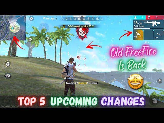 OLD FREEFIRE IS BACK  TOP 5 OP UPCOMING CHANGES  OB35 UPDATE 