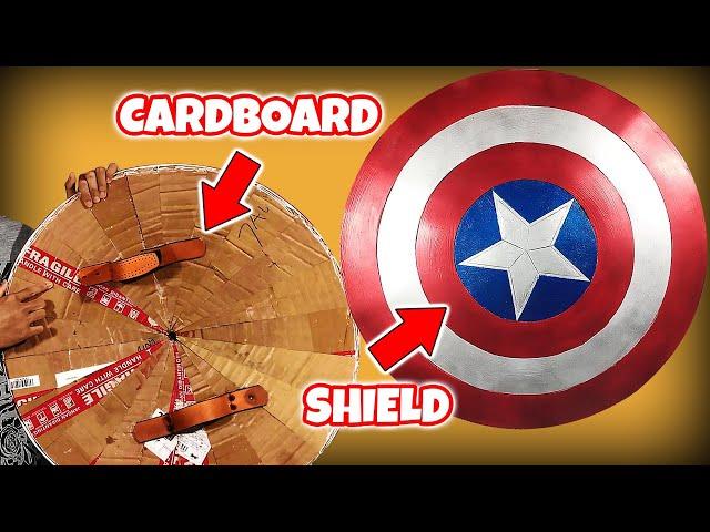 DIY Captain America Shield Out of Cardboard