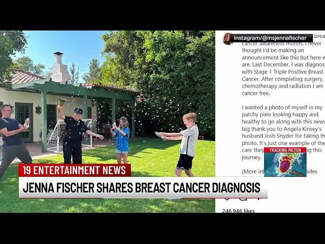 Jenna Fischer shares breast cancer diagnosis