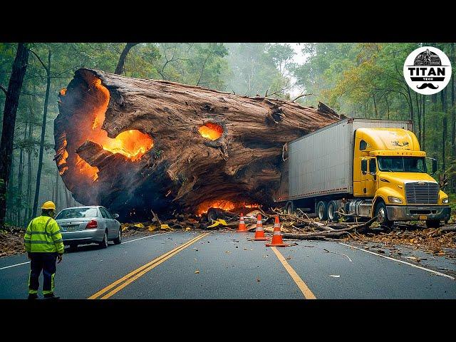 Dangerous Idiots Fastest Truck & Heavy Equipment Fails | Extreme Oversized Truck Transport #5