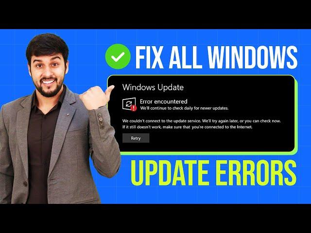 How To Fix All Windows Update Error Problems in Windows 11/10 (2024)