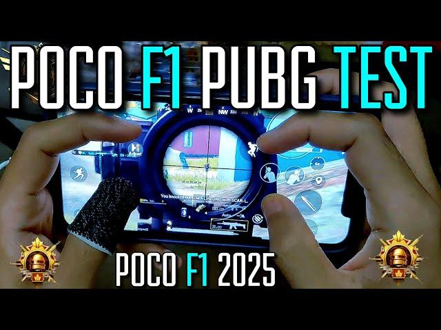 POCO F1 2025 PUBG TEST  4 FINGERS + GYROSCOPE . 60 FPS PUBG & BGMI TEST BGMI MONTAGE FRAGMOVIE