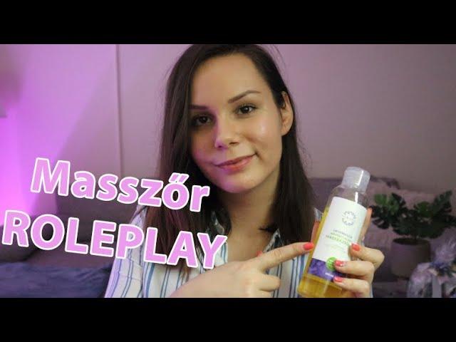 [Magyar ASMR] Masszőr roleplay - relaxáló masszázs