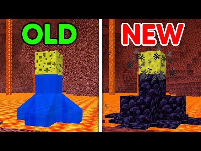 Testing OLD Minecraft vs NEW Minecraft