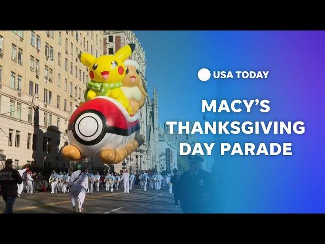 Watch: Macy's Thanksgiving Day parade kicks off in New York City