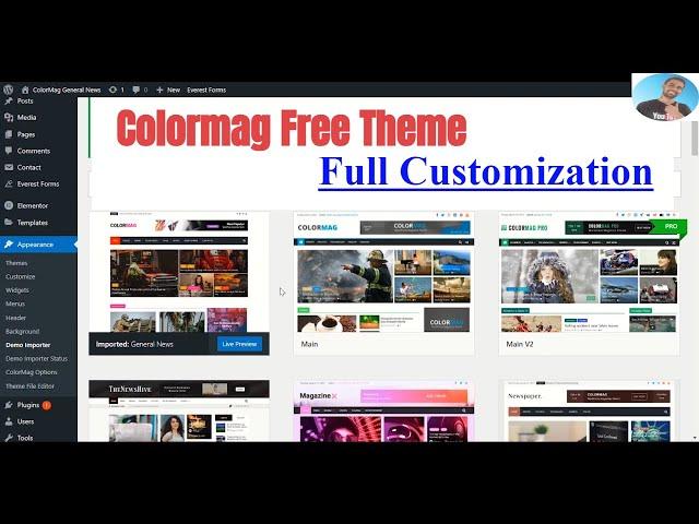 Colormag Free Theme Full Customization