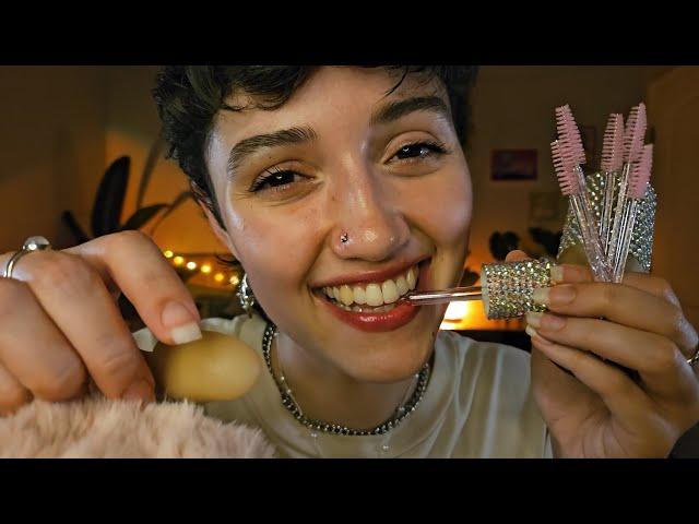 ASMR Tingly Mouth Sounds & Triggers for Sleep (coconut rain, layered, bugs, personal attention)