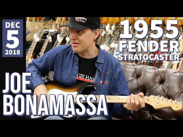 1955 Fender Stratocaster with Joe Bonamassa at Norman's Rare Guitars | Dec 5, 2018