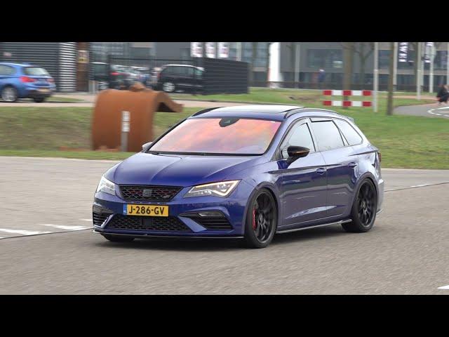 500HP Seat Leon Cupra ST 5F Stage  2 - Acceleration Sounds, Loud Sounds, Crackles!