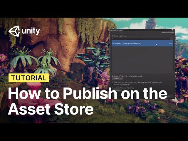 How to Publish on the Unity Asset Store