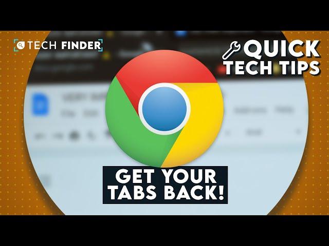 Accidentally closed a tab? Here's what to do. |  Quick Tech Tips #shorts