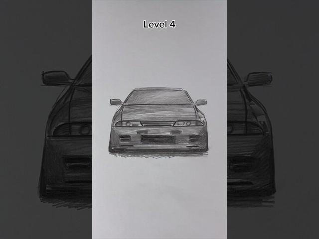 Level Nissan Skyline R32 #art #drawing #skyline