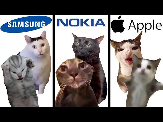 ALL Ringtones but Meme Cats Sing It