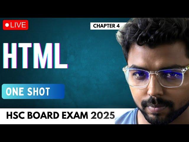 4. HTML | One Shot | Maharashtra Board  | 12th CS Part 1