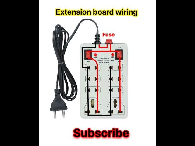 Extension board wiring | Computer board Connection | Shorts | Ytshorts | Viral | Basic Electrical ET