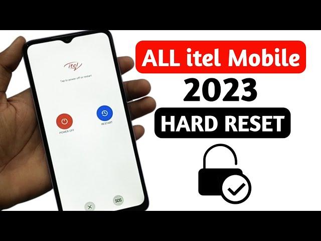 All itel Phone hard reset forgot screen lock | Itel Mobile 2023 Pattern, Pin, Password unlock.