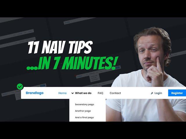 11 UX Tips for Successful Navigations (in 7 minutes!)