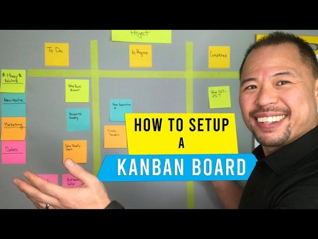 Kanban Tutorial: How to Setup a Kanban Board | Project Management | Productivity Tools | Ed Tchoi