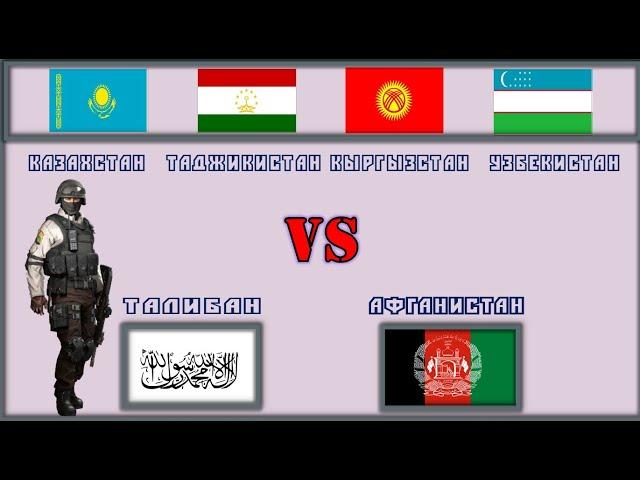 Кыргызстан Казахстан Узбекистан Таджикистан VS Талибан Афганистан Армия 2021, Сравнение