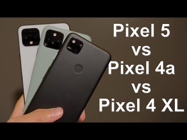 Worth double the price? Pixel 5 vs Pixel 4a vs Pixel 4