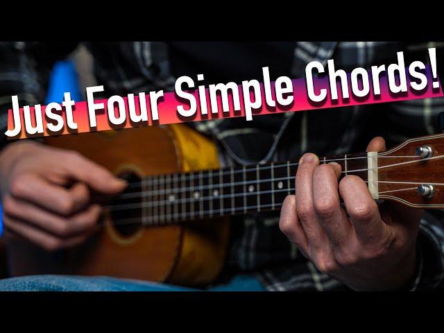 Simple Ukulele Fingerpicking Pattern With 4 Amazing Sounding Chords! (LUNA)