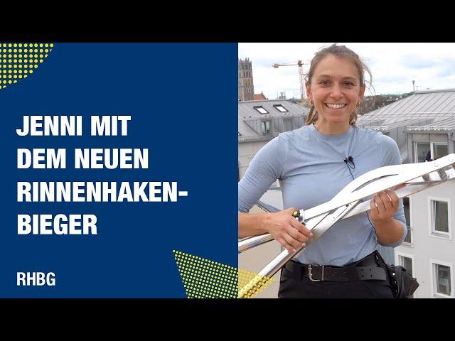 Jenni testet den neuen RAU Rinnenhakenbieger | Rau GmbH