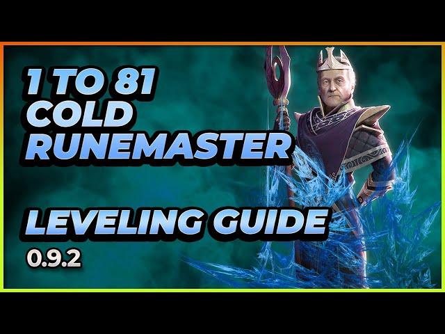 Last Epoch | 1 to 81 Cold Runemaster | Leveling Guide | 0.9.2