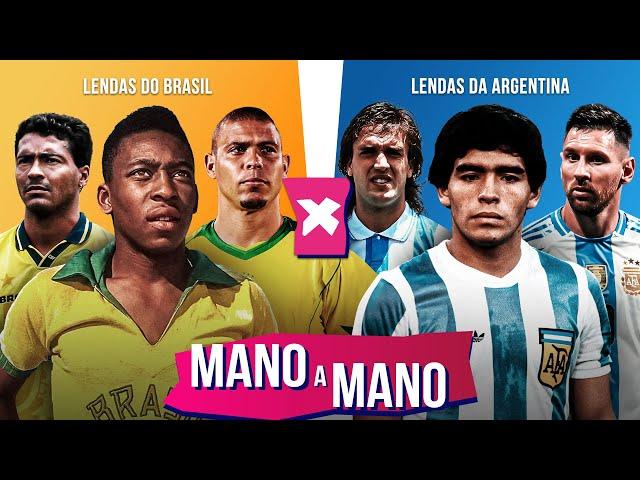 LENDAS DO BRASIL X LENDAS DA ARGENTINA: QUEM É MELHOR? | MANO A MANO COM A TNT SPORTS ARGENTINA