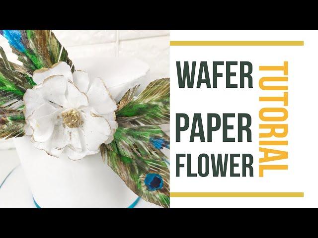 Wafer Paper flower Tutorial | Wafer paper flower