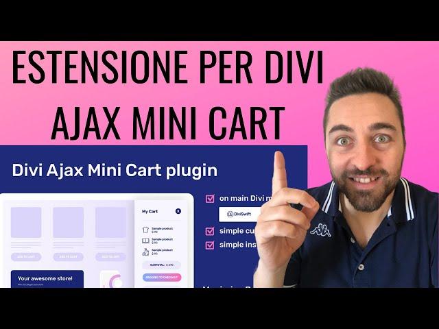 Estensione per Divi - Divi Ajax Mini Cart plugin