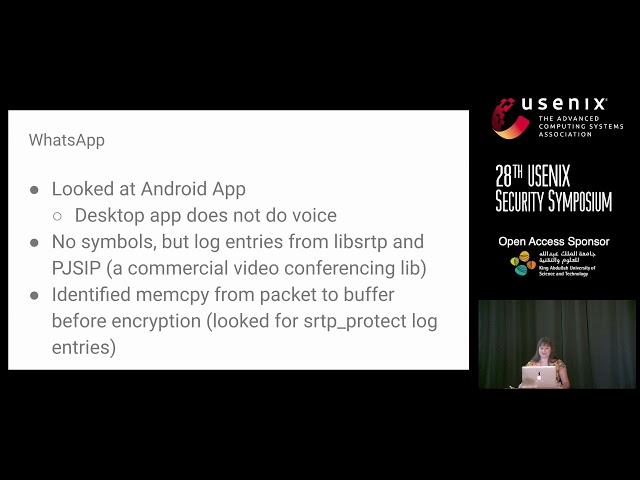 USENIX Security '19 - Evaluating Mobile Messengers for Implementation Vulnerabilities