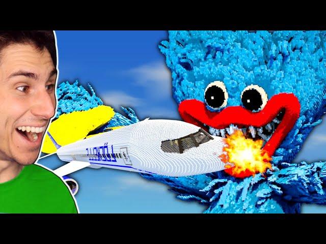 Huggy Wuggy CRASHED MY PLANE! | Teardown