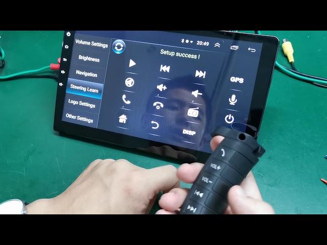 android steering wheel control learn