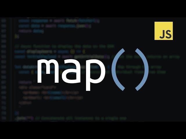 How to use the Map method in JavaScript to display JSON data