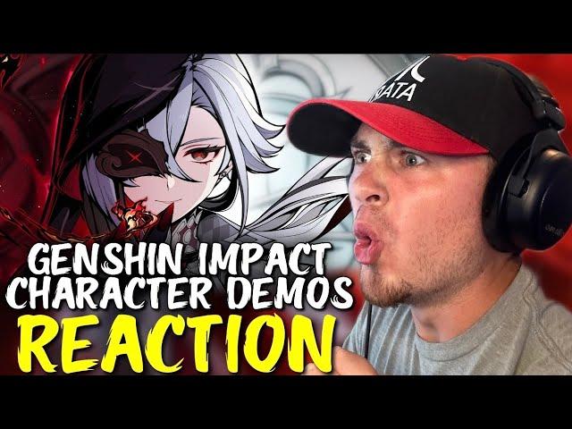 FIRST REACTION to All GENSHIN IMPACT Character Demos | Part 6!