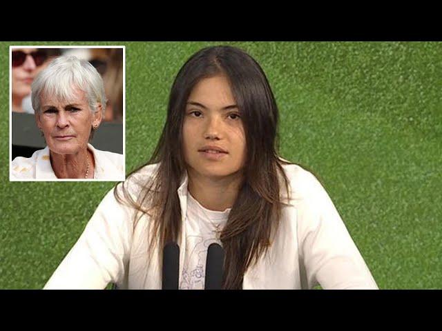 Emma Raducanu issues six-word response to Judy Murray after withdrawing from Wimbledon