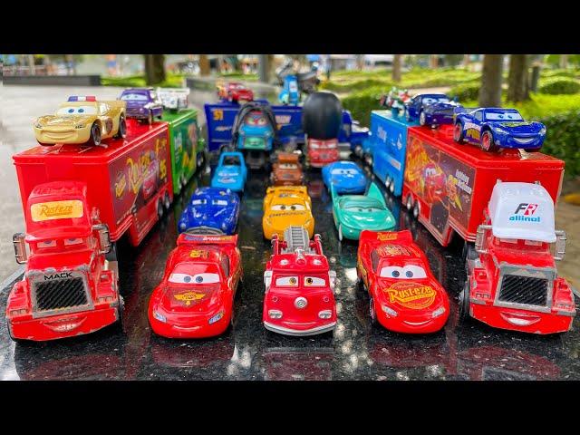 Looking for Disney Pixar Cars On the Rocky Road : Lightning Mcqueen, Chick Hicks, King, Francesco