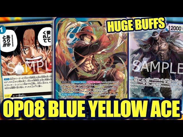 This Leader Got MASSIVE Support in OP08 | OPTCG B/Y Ace Decklist & Gameplay