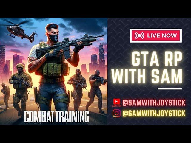 Day 160 | Combat Training - Learning COP RP | GTA RP | Gaming on RTX®4090 #gta5 #live #roleplay