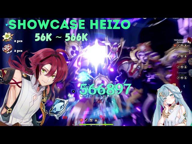 One Shot Heizo with Faruzan C0 | 56k to 566k ~ Genshin Impact