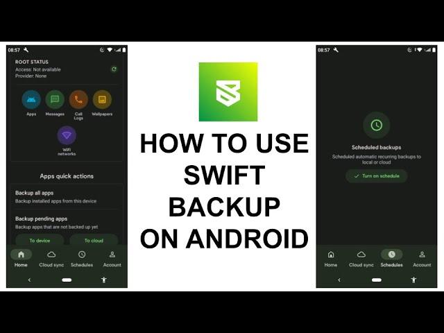 How to back up your Android smartphone using Swift Backup