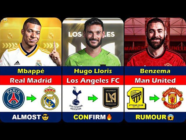 New CONFIRMED and RUMOUR WINTER Transfers News 2024!  FT.  Benzema Man UTD, Mbappe Real Madrid..