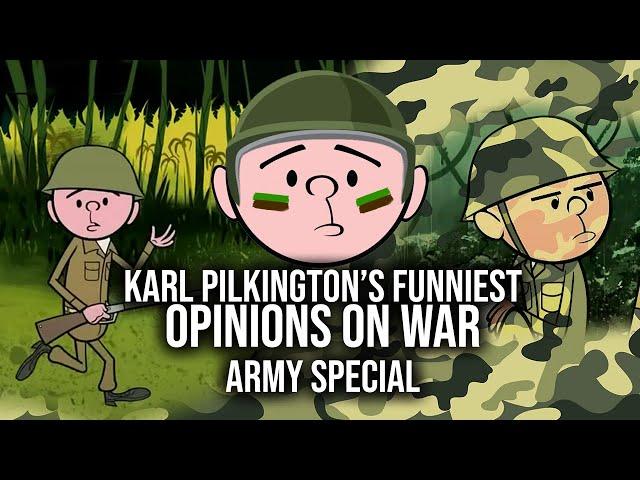 Karl Pilkington's Funniest Opinions On War | Compilation, Army Special