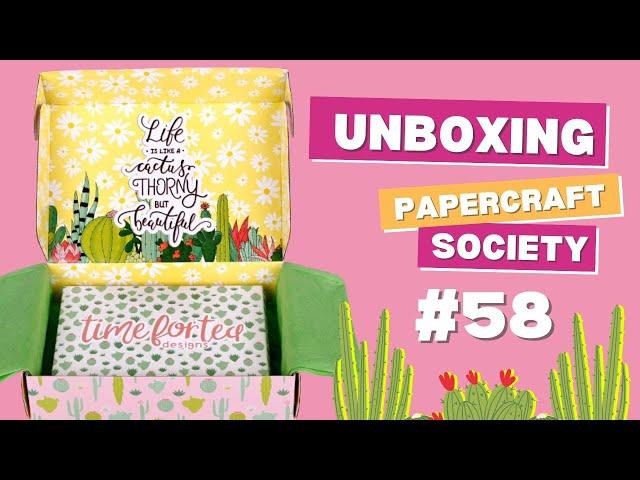 Unboxing Papercraft Society Box #58