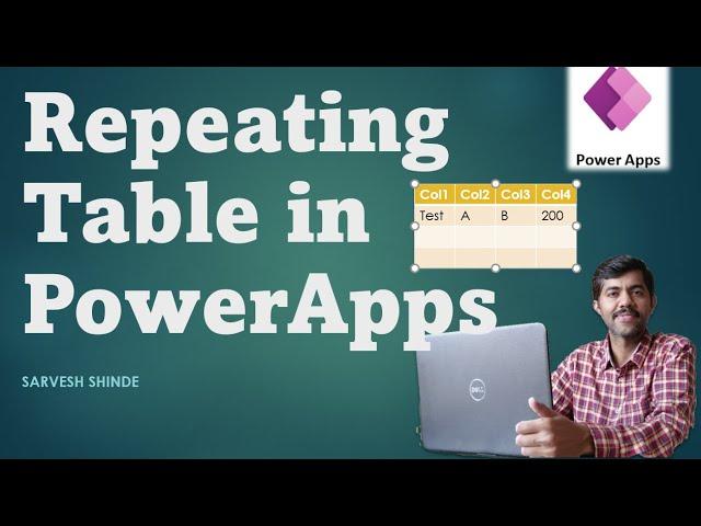 Repeating Table in PowerApps - Similar to InfoPath Form | Gallery | PowerApps | Power Platform