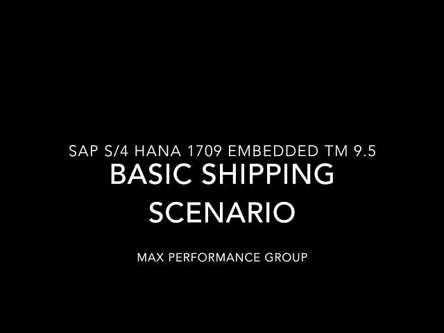 SAP S/4 HANA 1709 EMBEDDED TM 9.5