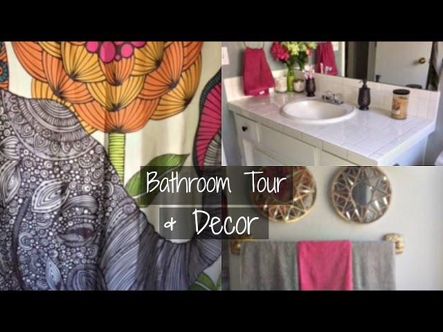 Home Decor || Bathroom tour & Easy Decor