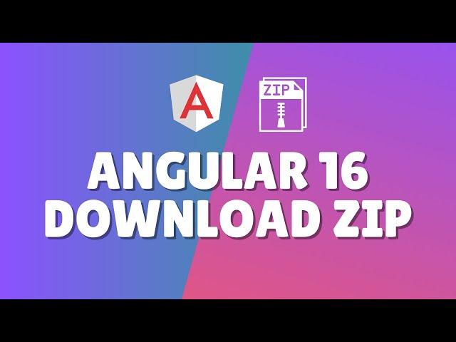 How to download zip file in Angular 16?