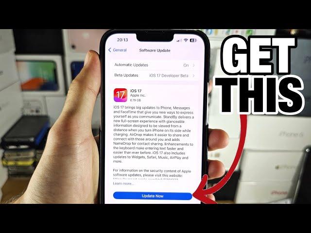 How To Use Cellular Data to Update iOS 17